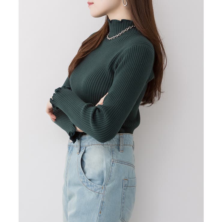 メロウリブニットトップス | atONE | 詳細画像24 