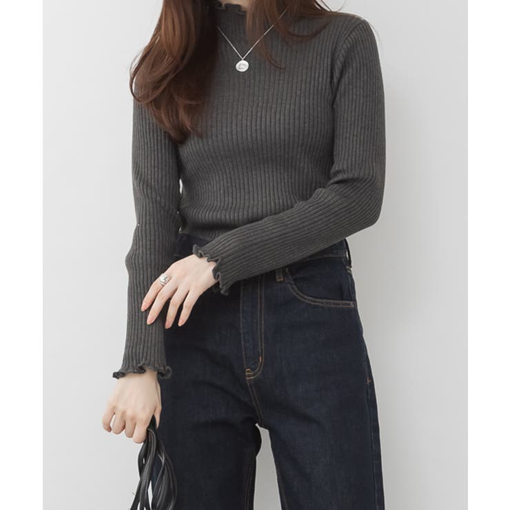 メロウリブニットトップス | atONE | 詳細画像27 