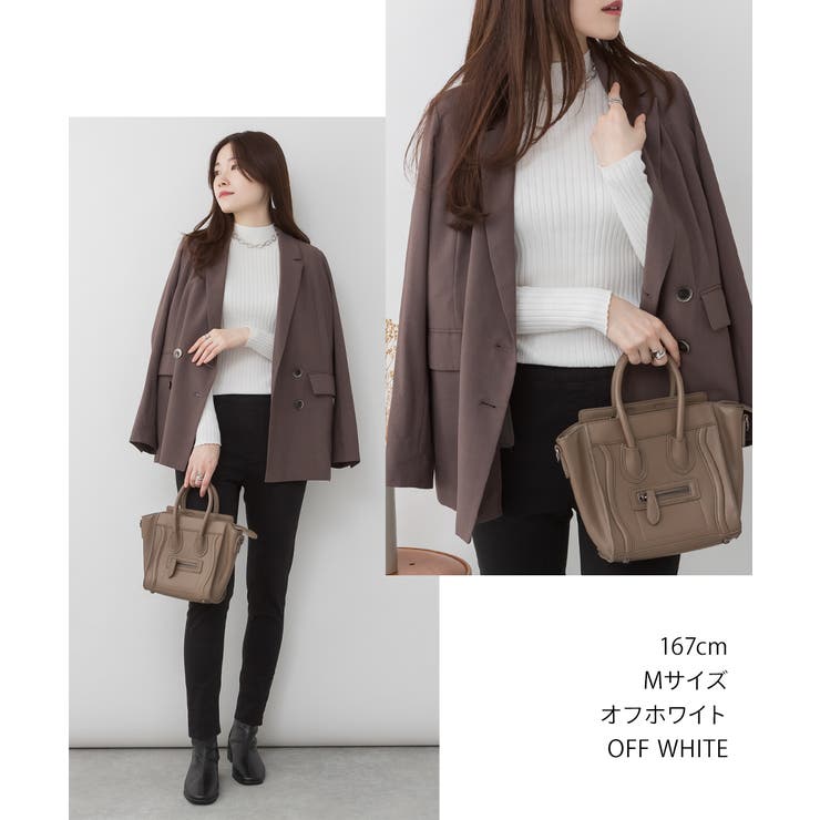 ハイネックリブニットトップス | atONE | 詳細画像5 