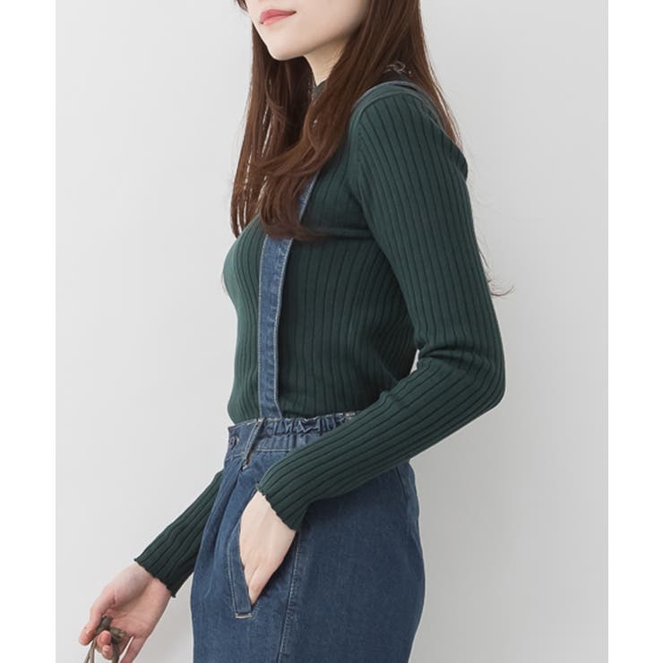 ハイネックリブニットトップス | atONE | 詳細画像21 