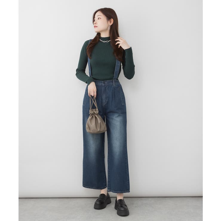 ハイネックリブニットトップス | atONE | 詳細画像23 