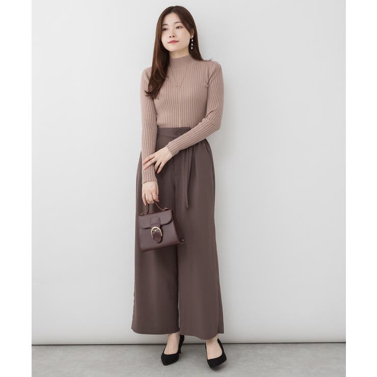 ハイネックリブニットトップス | atONE | 詳細画像27 