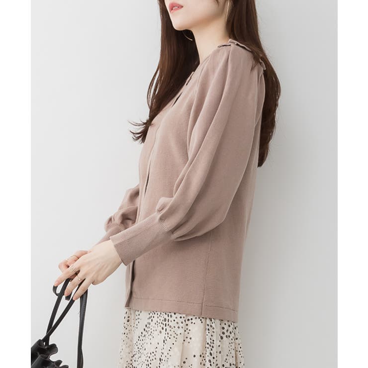 フリルスナップカーディガン | atONE | 詳細画像10 