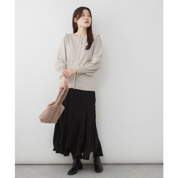 フリルスナップカーディガン | atONE | 詳細画像16 