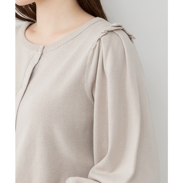 フリルスナップカーディガン | atONE | 詳細画像22 