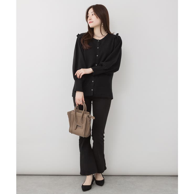 フリルスナップカーディガン | atONE | 詳細画像8 