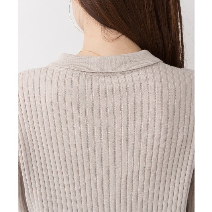 リブポロニットカーディガン | atONE | 詳細画像40 
