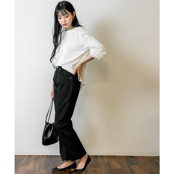 セミフレアデニムパンツ | atONE | 詳細画像14 