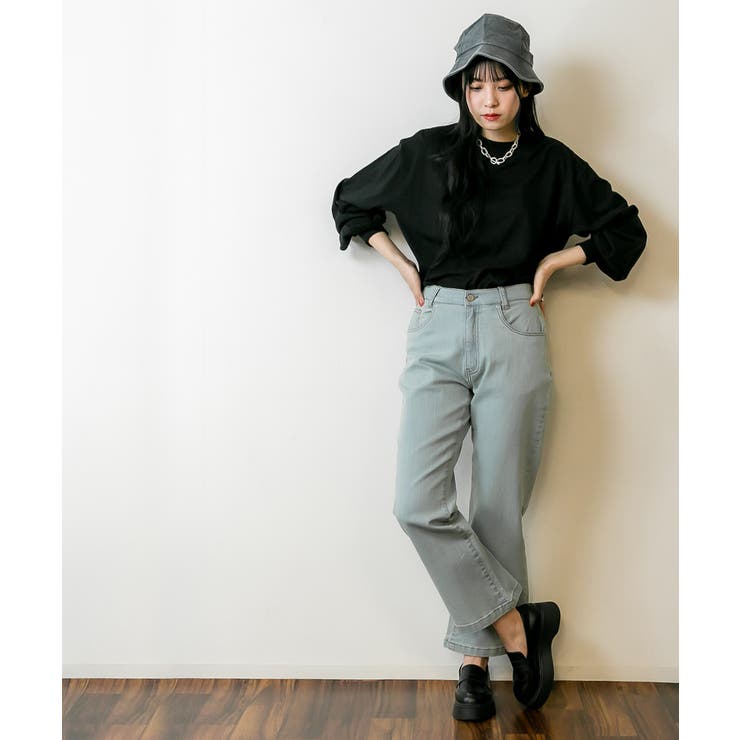 セミフレアデニムパンツ | atONE | 詳細画像19 