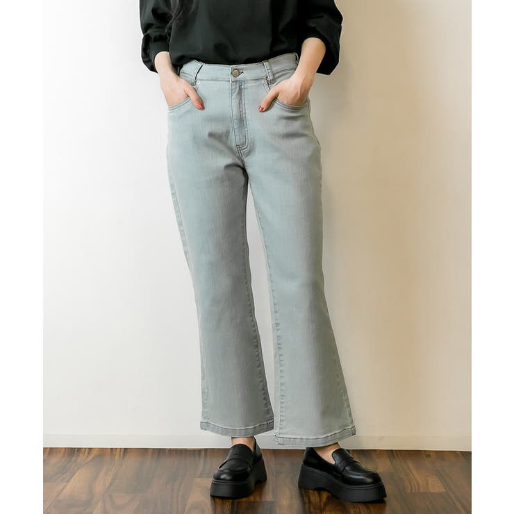 セミフレアデニムパンツ | atONE | 詳細画像21 