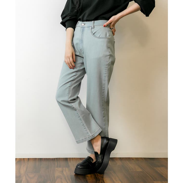 セミフレアデニムパンツ | atONE | 詳細画像22 