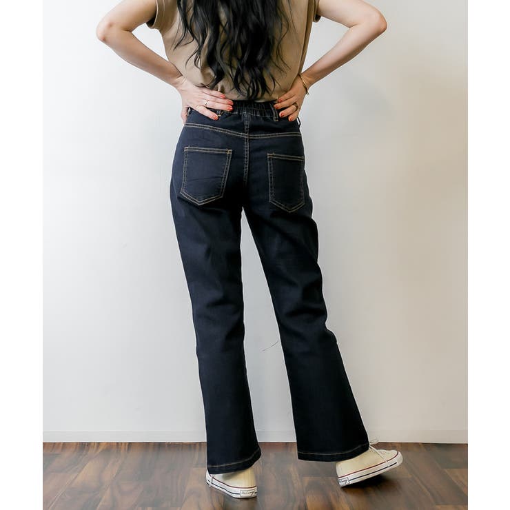 セミフレアデニムパンツ | atONE | 詳細画像27 