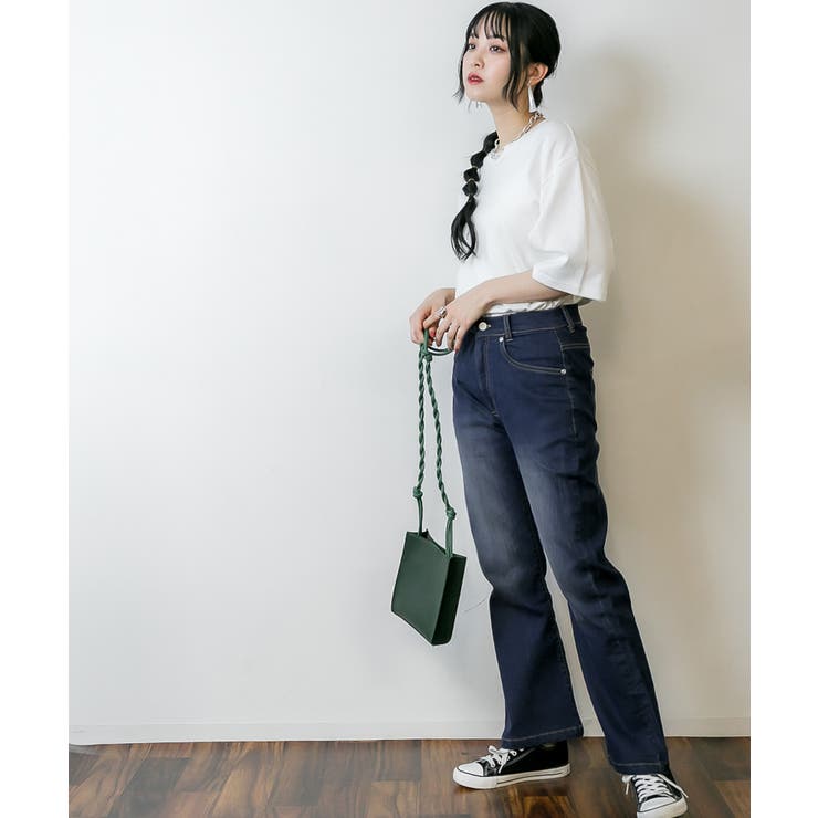 セミフレアデニムパンツ | atONE | 詳細画像28 