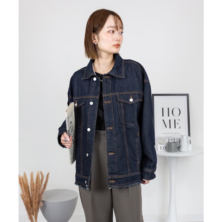 ネックが選べる！カットオフデニムジャケット | atONE | 詳細画像19 