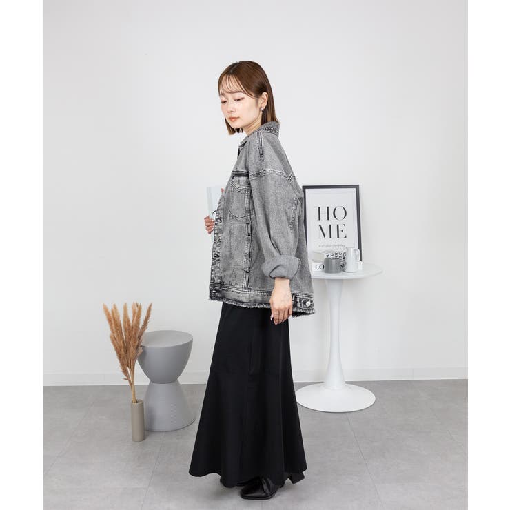 ネックが選べる！カットオフデニムジャケット | atONE | 詳細画像39 