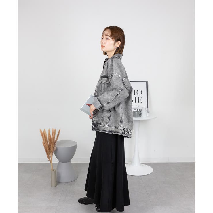 ネックが選べる！カットオフデニムジャケット | atONE | 詳細画像40 
