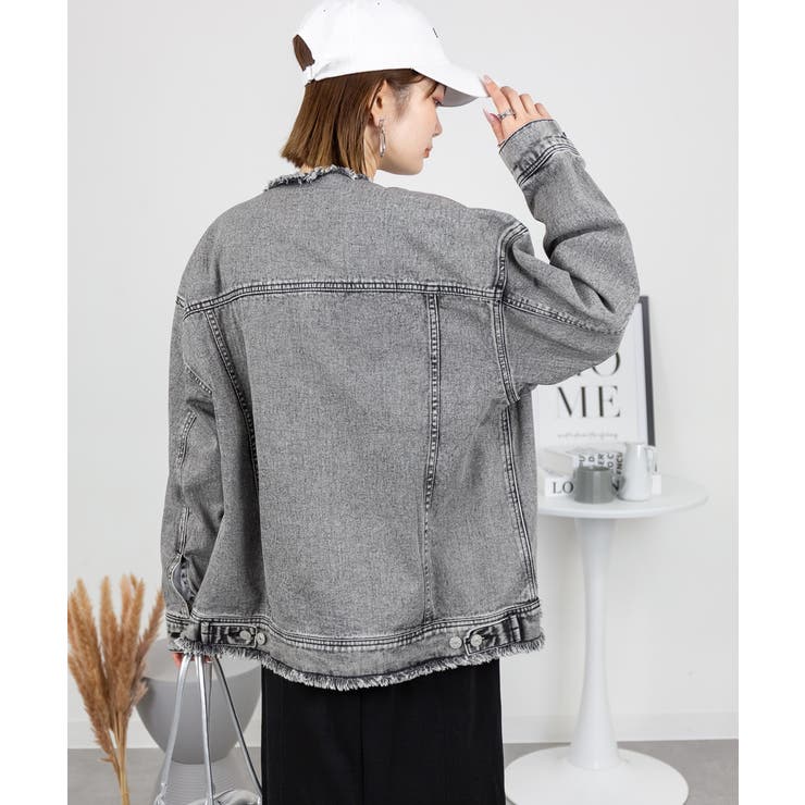 ネックが選べる！カットオフデニムジャケット | atONE | 詳細画像71 