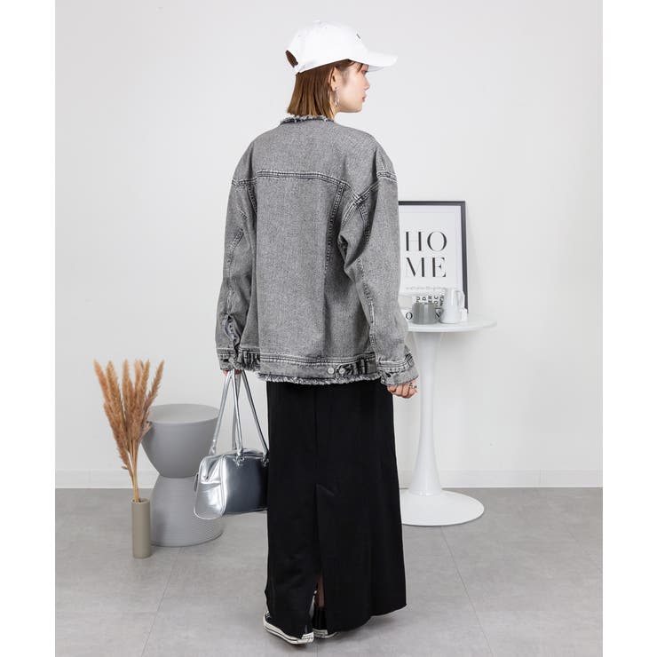 ネックが選べる！カットオフデニムジャケット | atONE | 詳細画像77 