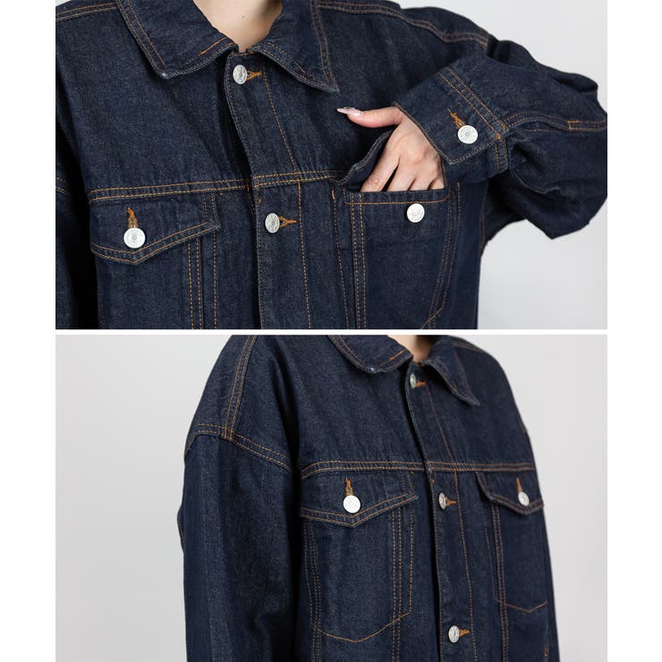 ネックが選べる！カットオフデニムジャケット | atONE | 詳細画像82 