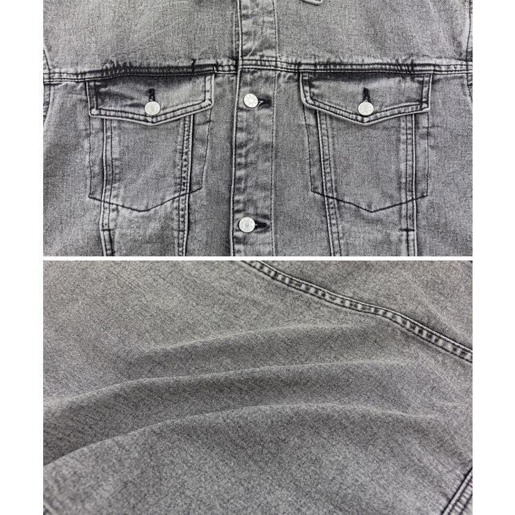 ネックが選べる！カットオフデニムジャケット | atONE | 詳細画像86 