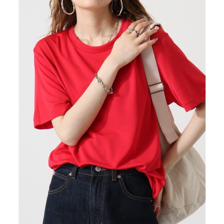 RED | 4.3オンスドライＴシャツ（ポリジン加工） | atONE