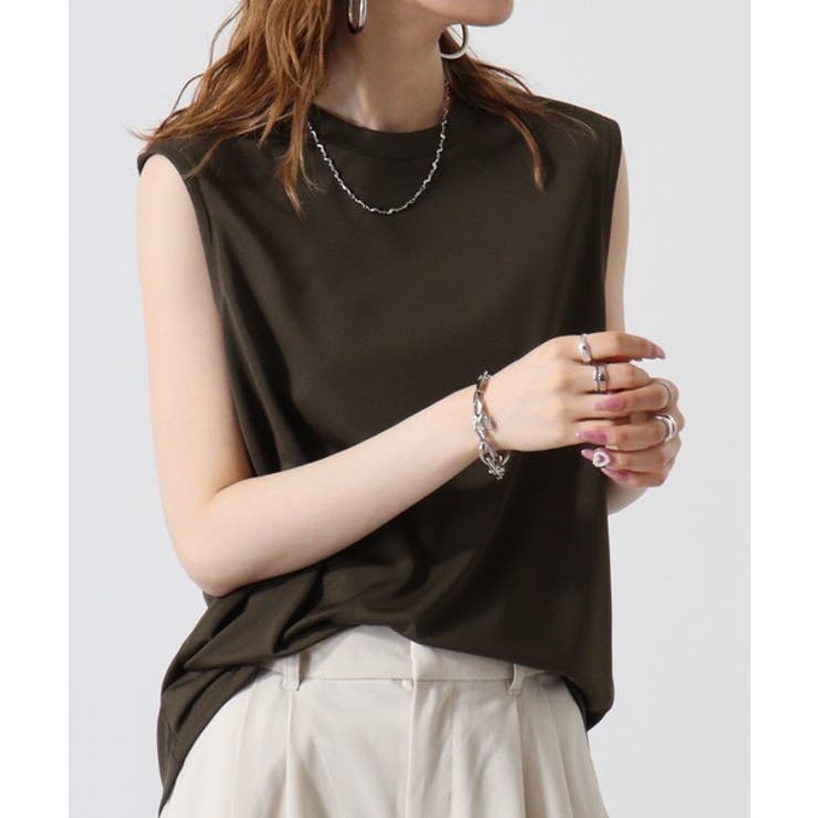 ノースリーブTシャツ（ポリジン加工） | atONE | 詳細画像16 