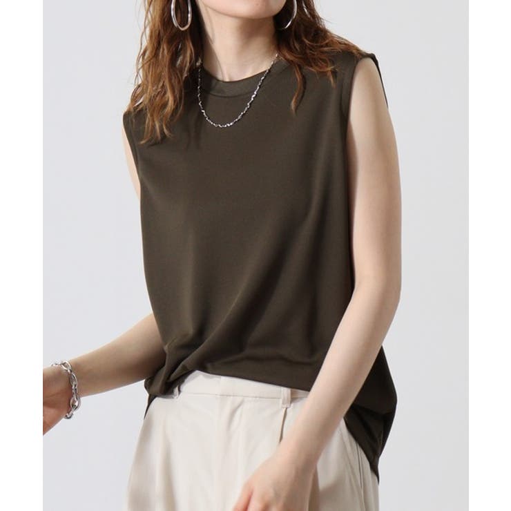 ノースリーブTシャツ（ポリジン加工） | atONE | 詳細画像18 