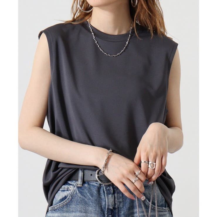 C-GRAY | ノースリーブTシャツ（ポリジン加工） | atONE