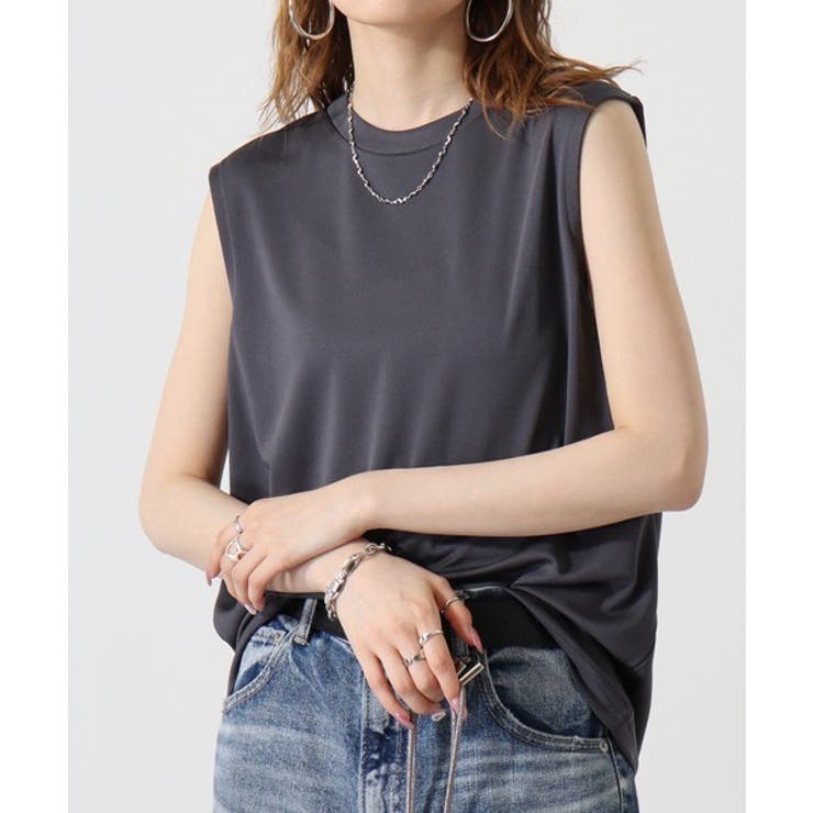 ノースリーブTシャツ（ポリジン加工） | atONE | 詳細画像7 