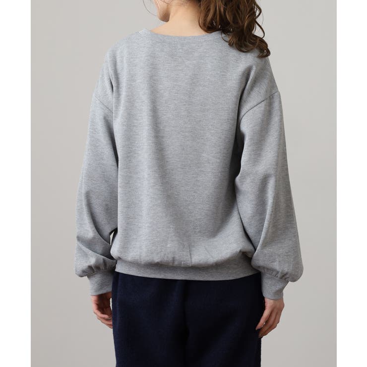 袖ボリューム裏起毛スウェットトレーナー | atONE | 詳細画像11 