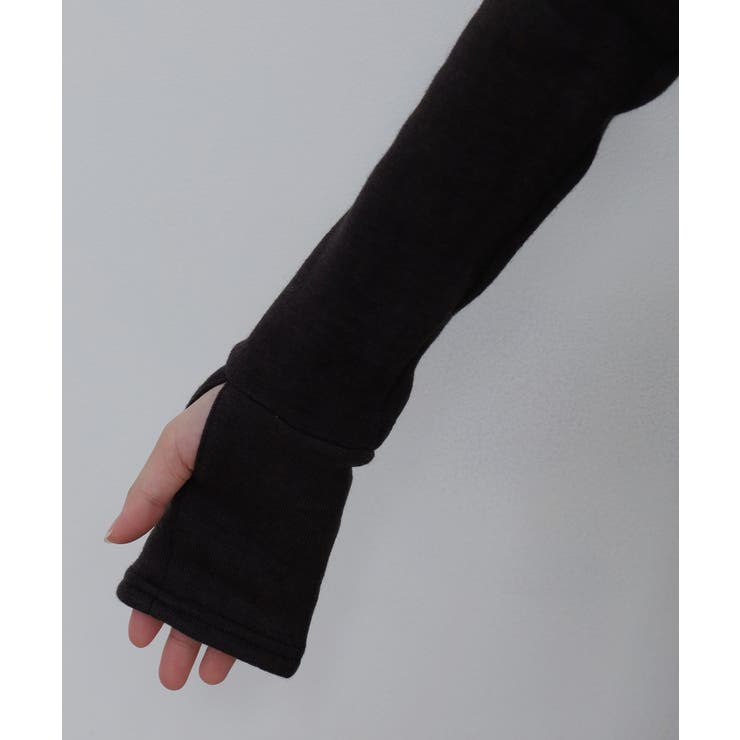 裏起毛指ぬきニットソー | atONE | 詳細画像19 