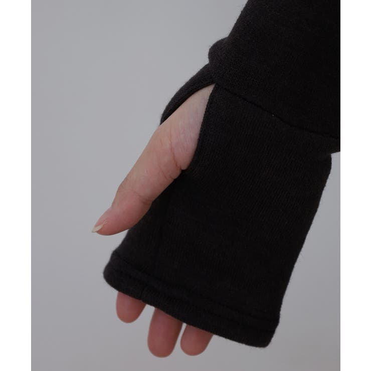 裏起毛指ぬきニットソー | atONE | 詳細画像20 