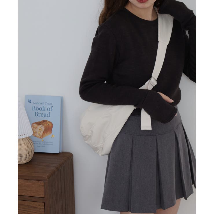 裏起毛指ぬきニットソー | atONE | 詳細画像3 