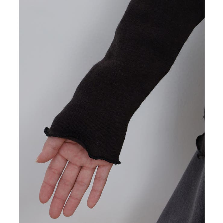 裏起毛メローハイネックニットソー | atONE | 詳細画像12 