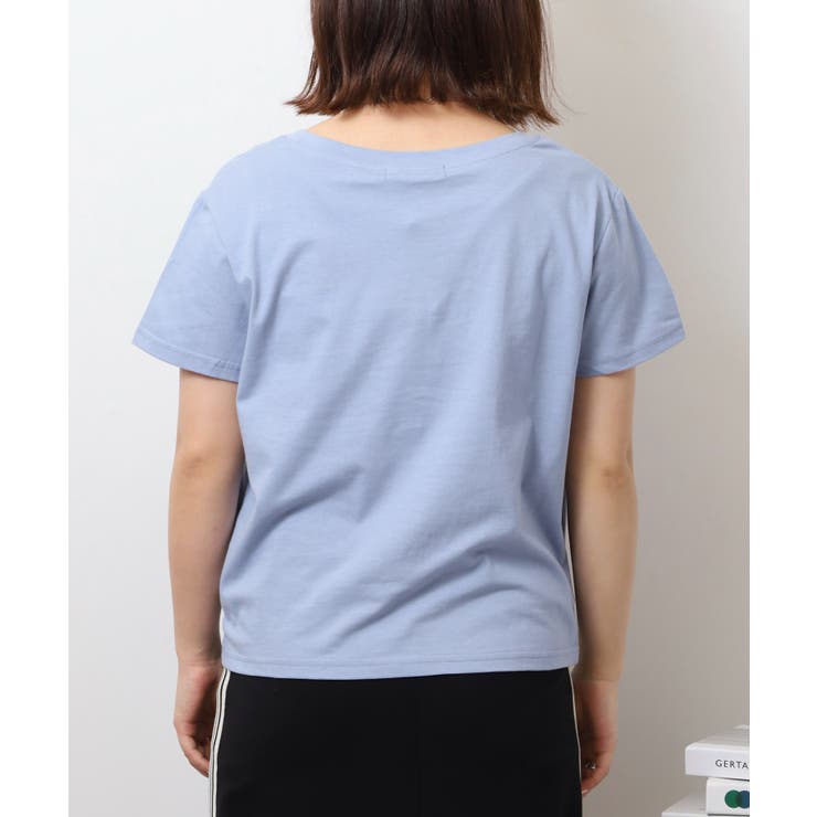 オーバーサイズシルエットショート丈ロゴプリントTシャツ | atONE | 詳細画像53 