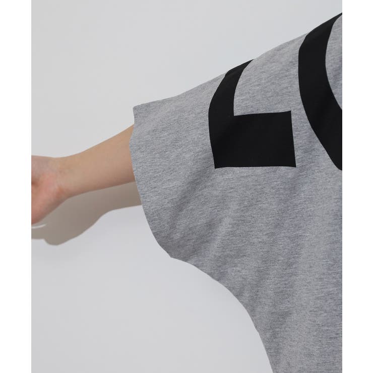 BIGロゴプリントポケット付きドルマンTシャツ | atONE | 詳細画像24 
