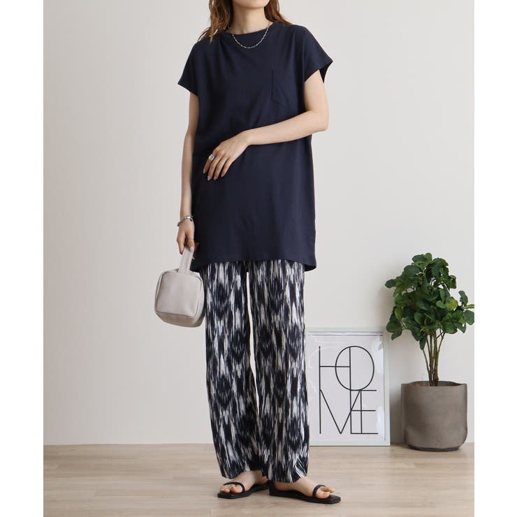 オーバーサイズモックネックチュニックTee | atONE | 詳細画像9 