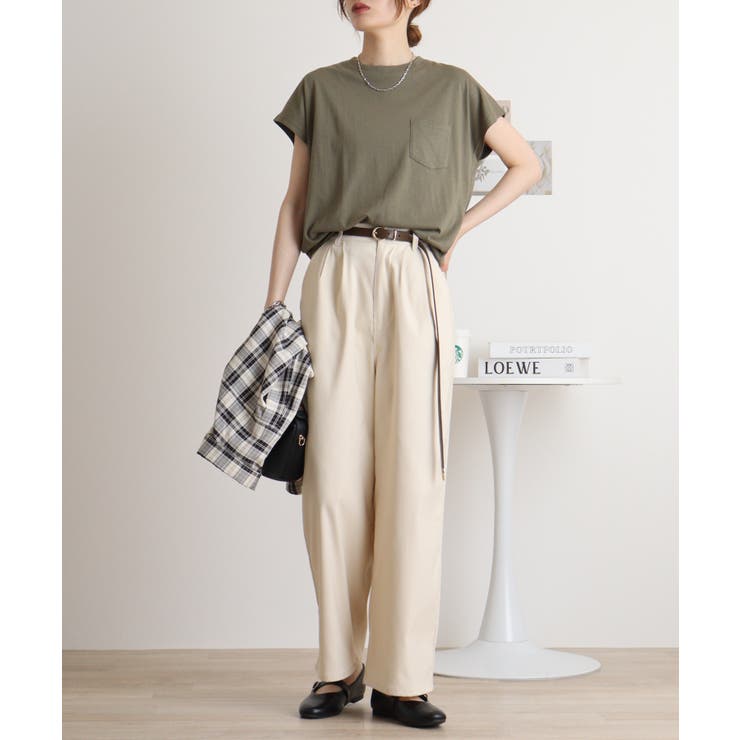 オーバーサイズモックネックチュニックTee | atONE | 詳細画像14 