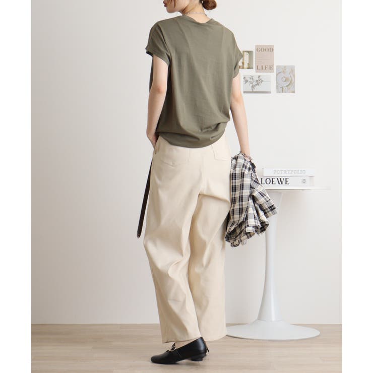 オーバーサイズモックネックチュニックTee | atONE | 詳細画像15 