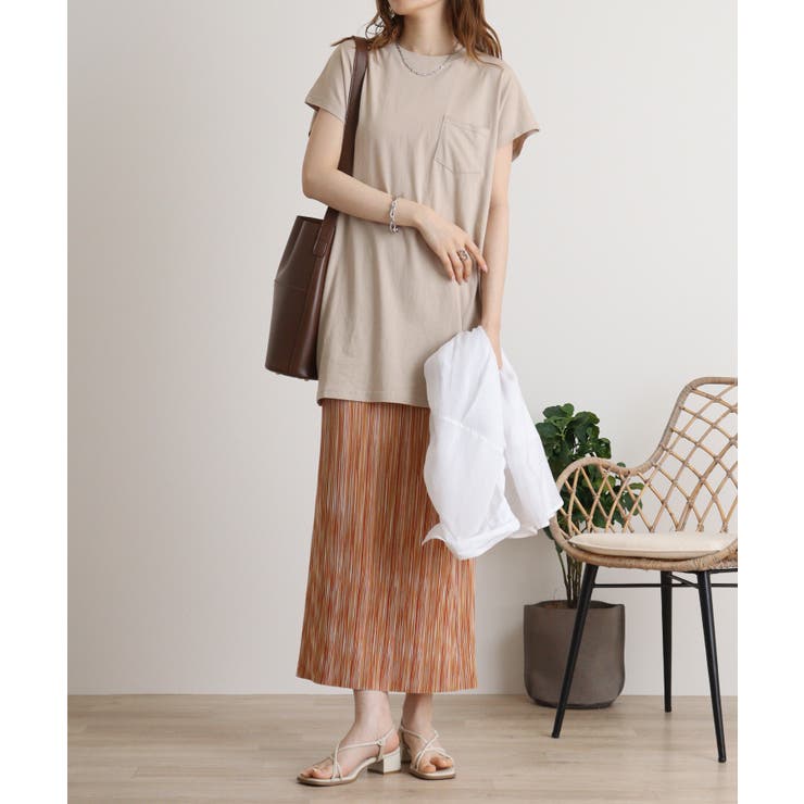 オーバーサイズモックネックチュニックTee | atONE | 詳細画像19 