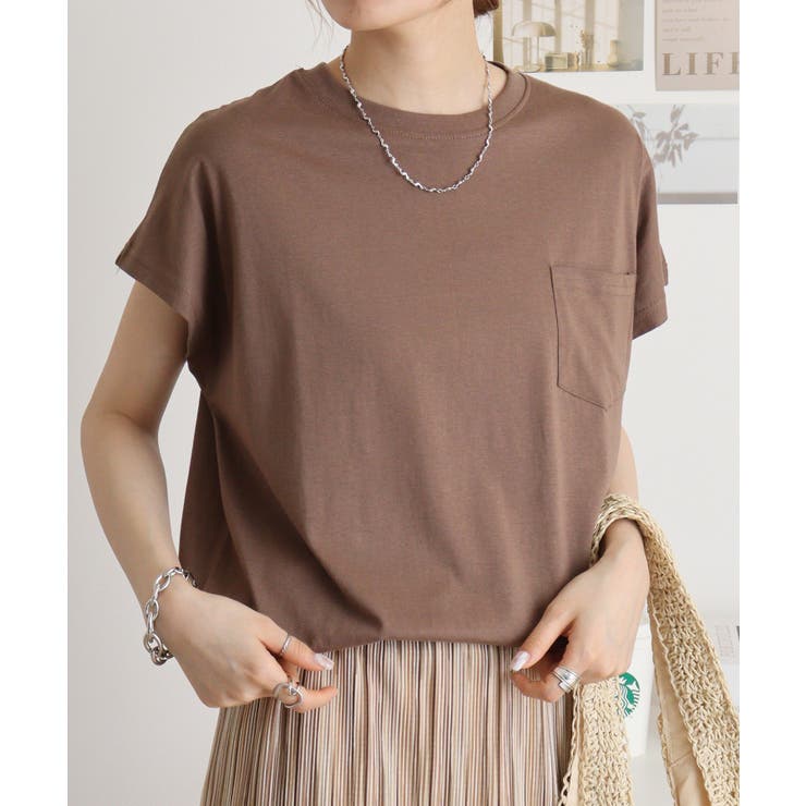 モカ | オーバーサイズモックネックチュニックTee | atONE