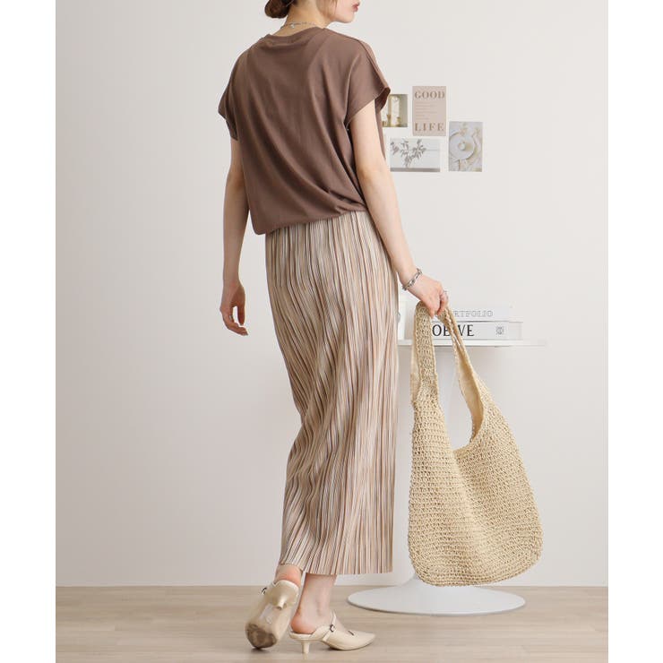 オーバーサイズモックネックチュニックTee | atONE | 詳細画像25 