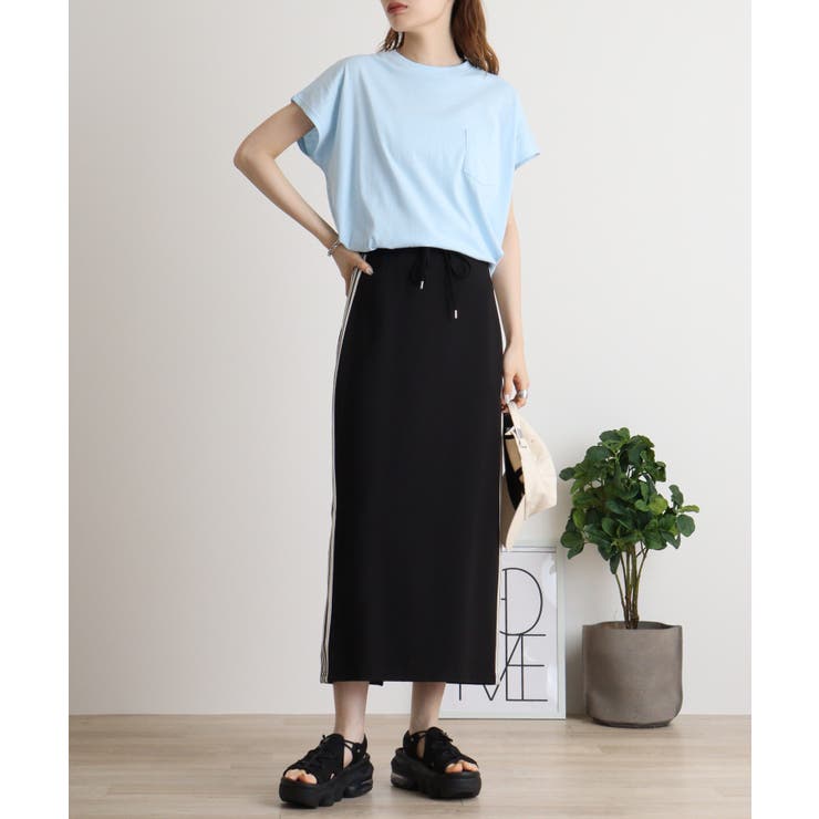 オーバーサイズモックネックチュニックTee | atONE | 詳細画像39 