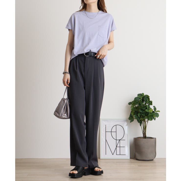 オーバーサイズモックネックチュニックTee | atONE | 詳細画像44 