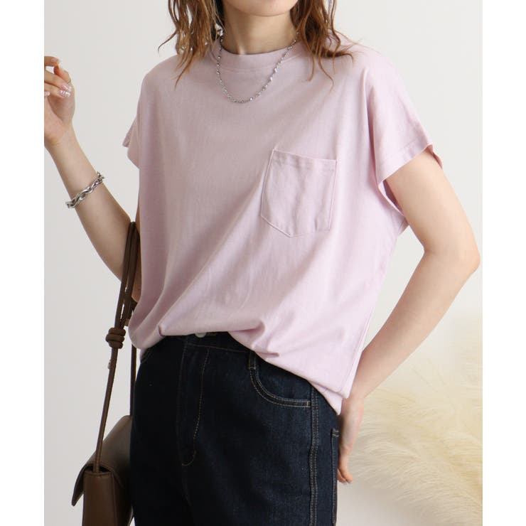 オーバーサイズモックネックチュニックTee | atONE | 詳細画像46 