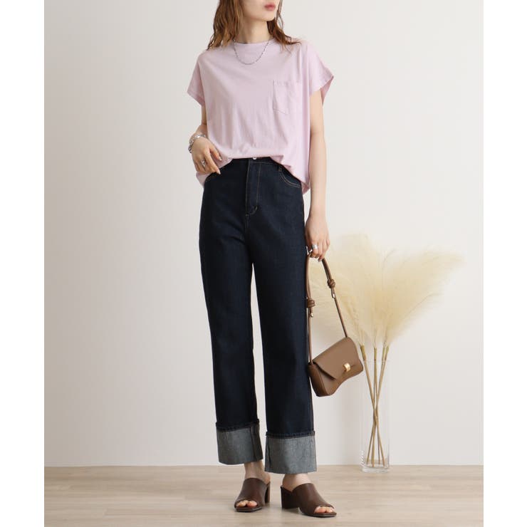 オーバーサイズモックネックチュニックTee | atONE | 詳細画像49 