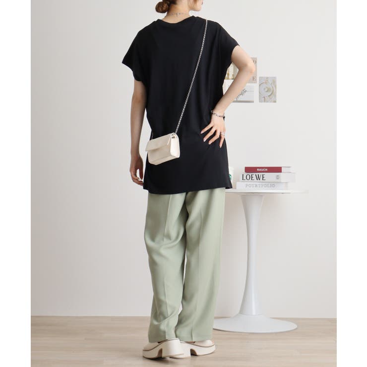 オーバーサイズモックネックチュニックTee | atONE | 詳細画像5 