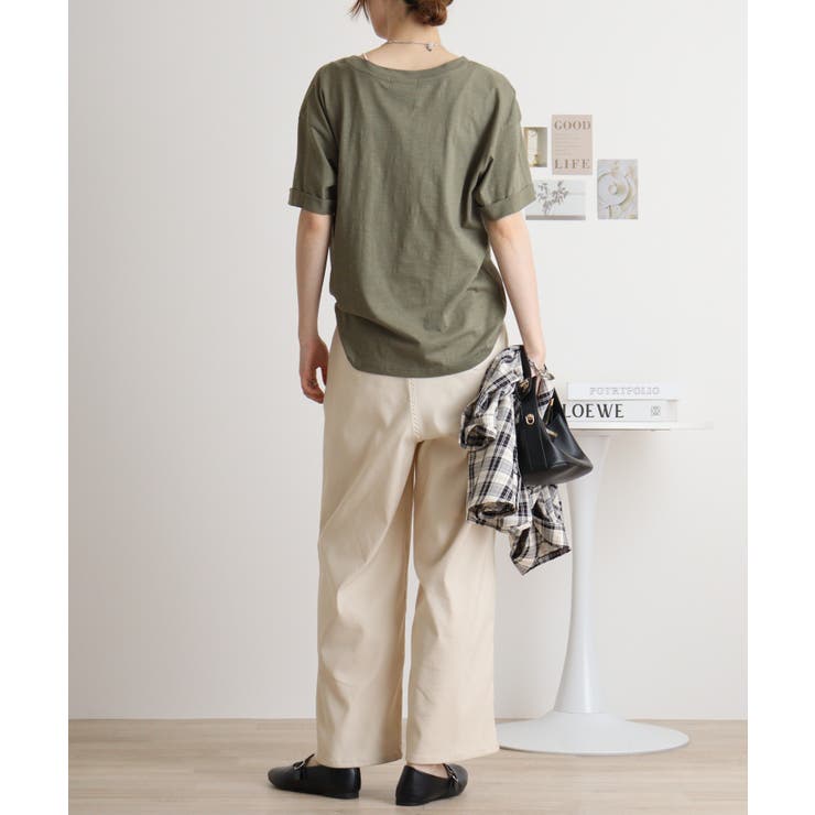 オーバーサイズUネックTee | atONE | 詳細画像15 