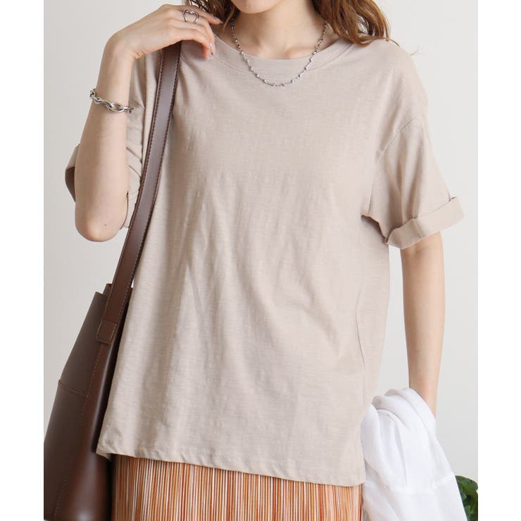 オーバーサイズUネックTee | atONE | 詳細画像23 