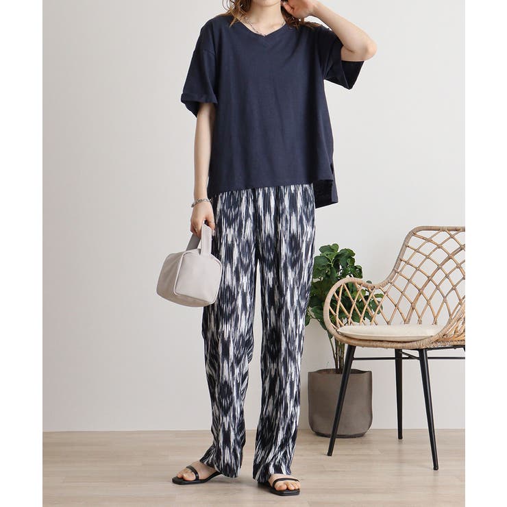 オーバーサイズVネックTee | atONE | 詳細画像9 